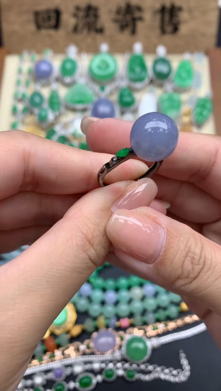 【闪购商品】翡翠戒指18K金镶嵌144-中国好珍宝