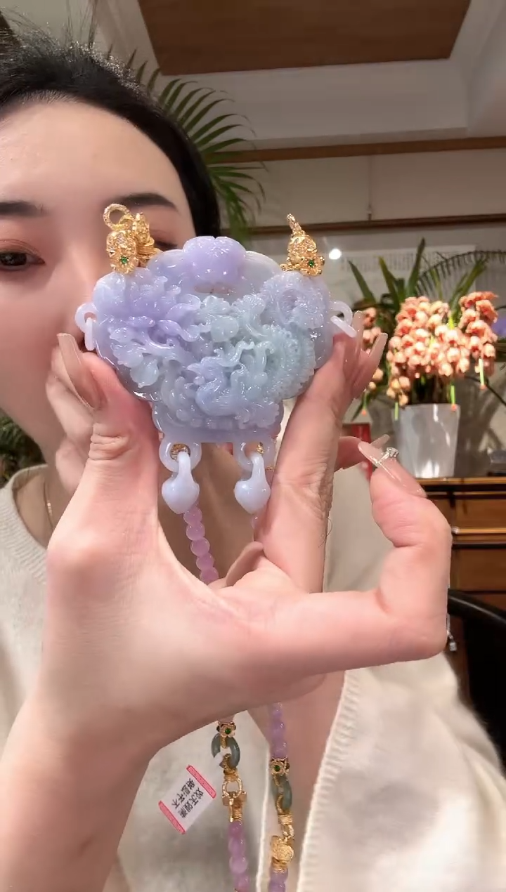 【闪购商品】翡翠颈饰未镶嵌国风