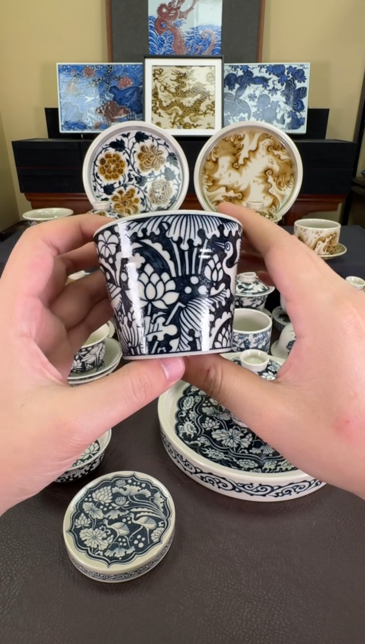 【闪购商品】二号釉一路连科冰桶杯