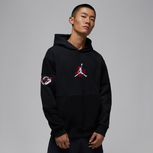 Nike/耐克官方正品 AIR JORDAN男女款运动连帽毛圈卫衣IM9716-010