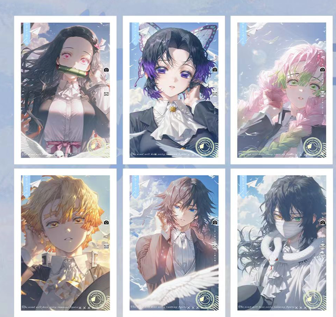 【 梦婷】日轮文创 x 鬼灭之刃 第二弹全亚克力双闪色纸