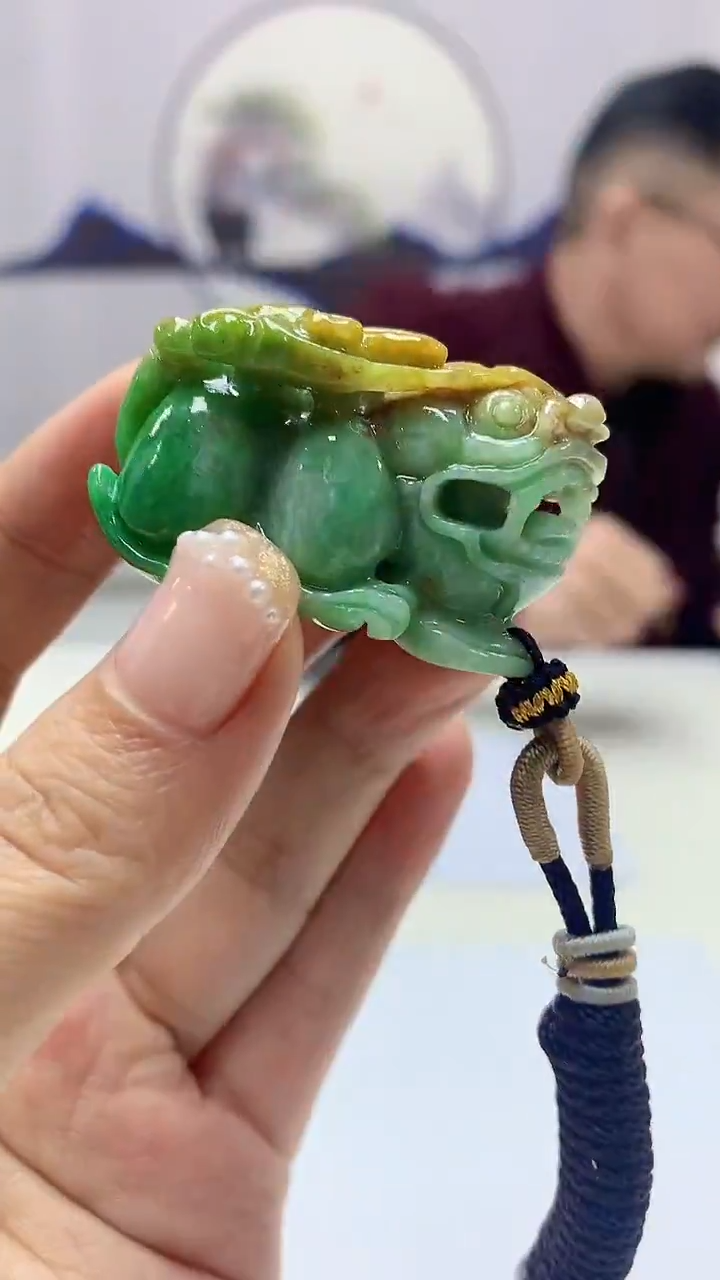 【闪购商品】定制翡翠未镶嵌5152ms-毛货97貔貅