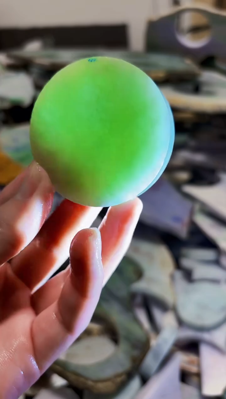 【闪购商品】翡翠颈饰未镶嵌A货白谭1145