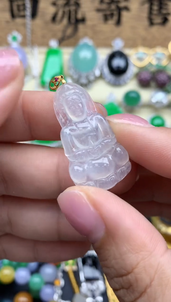 【闪购商品】翡翠颈饰18K金镶嵌236-中国好珍宝