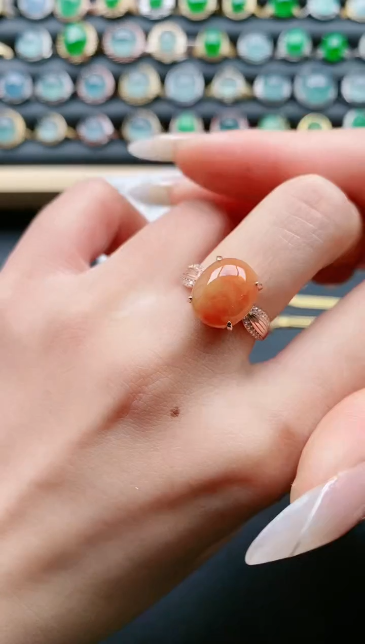 【闪购商品】翡翠戒指银S925镶嵌1111111111
