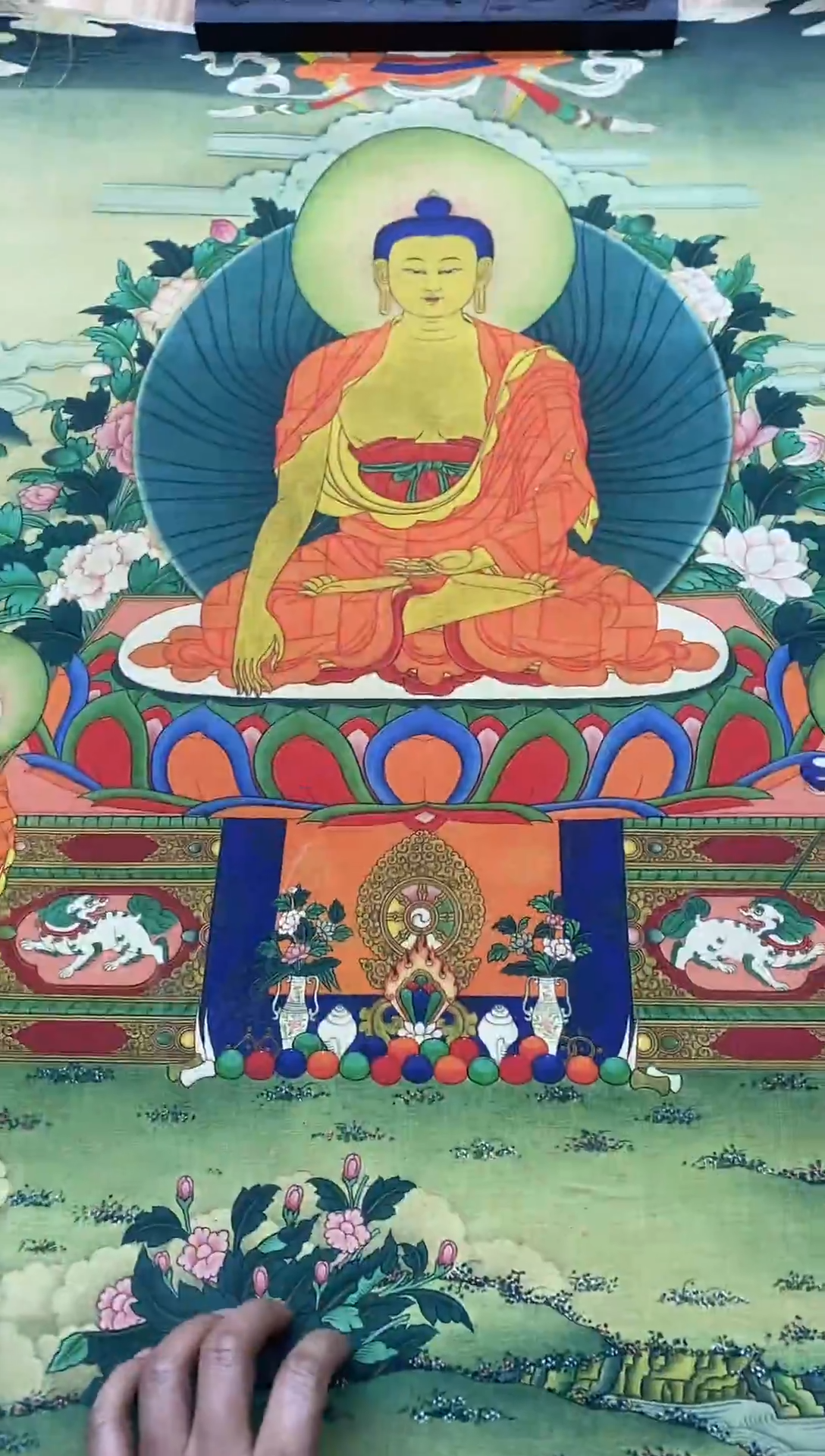 卷轴画卷轴画卷轴画精品挂饰 唐卡tk16081