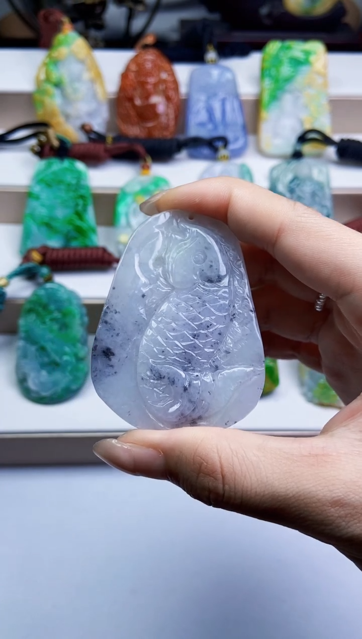 颈饰未镶嵌翡翠翡翠A货