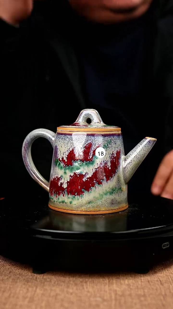 【闪购商品】18#国工一级品原矿钧瓷炉钧釉一统江山