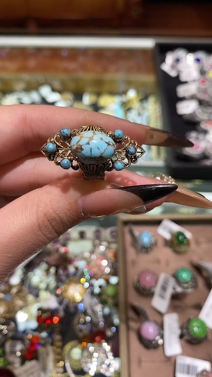 琉璃铜合金楚楚珠宝中古甄选不退换