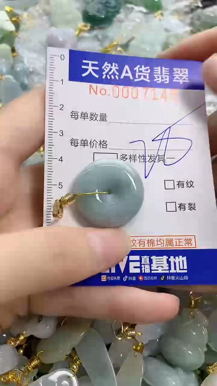 颈饰未镶嵌翡翠天然A货翡翠