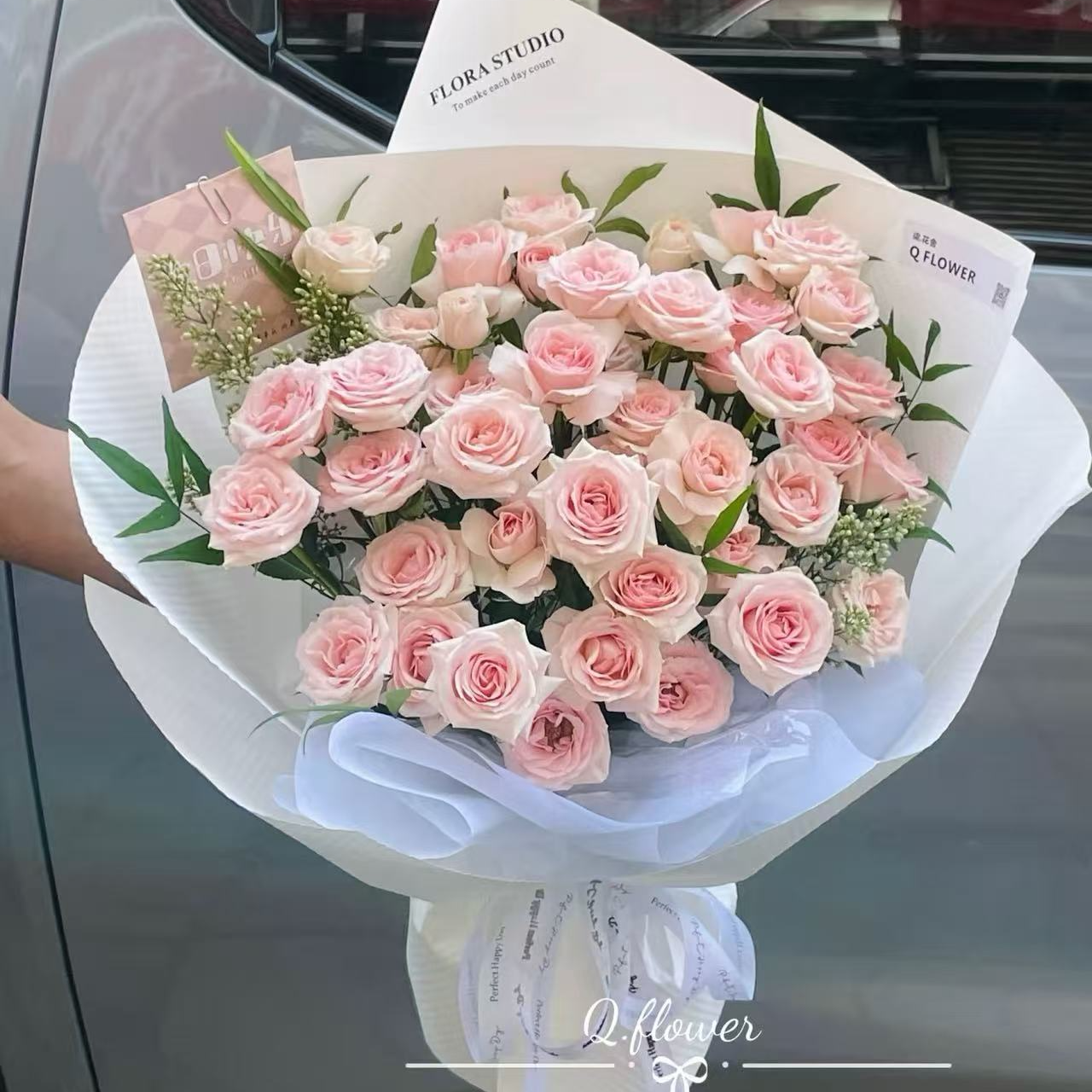 花花 星悦宝贝多头玫瑰9支+1支防损 一单包邮云南直发