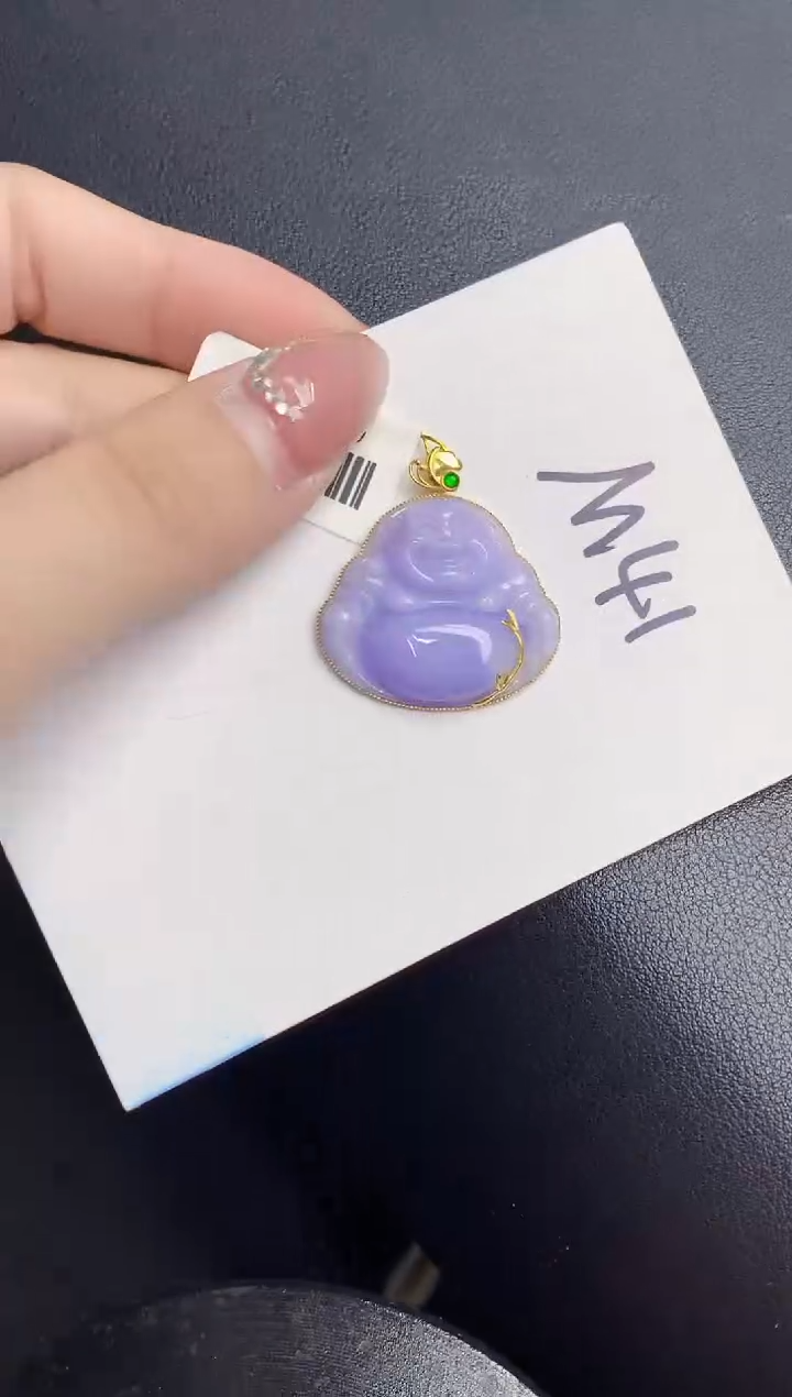 【闪购商品】翡翠颈饰18K金镶嵌000000000