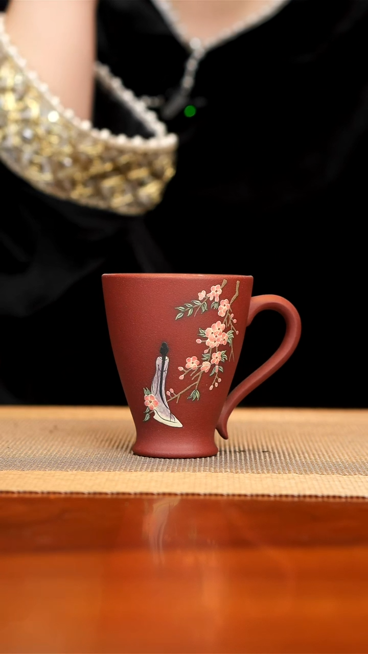 【闪购商品】紫砂茶壶老紫泥背影杯