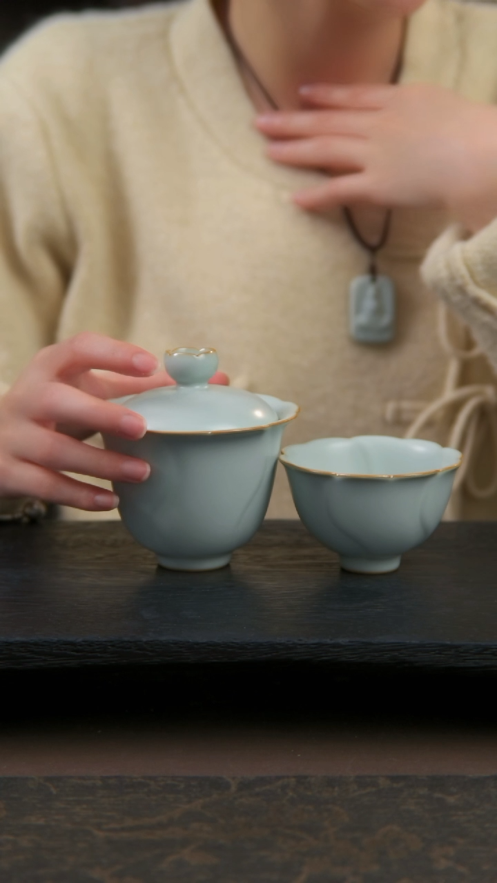 【闪购商品】杯花满堂茶组（默认发开片）