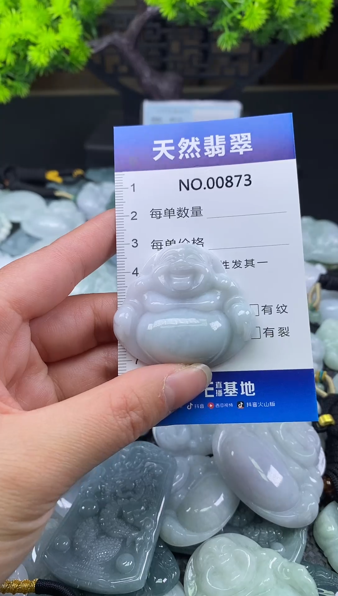 颈饰未镶嵌翡翠天然缅甸翡翠873