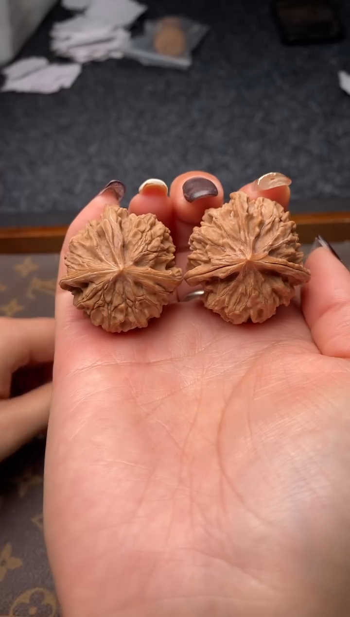 把件文玩核桃b47号37尺三棱