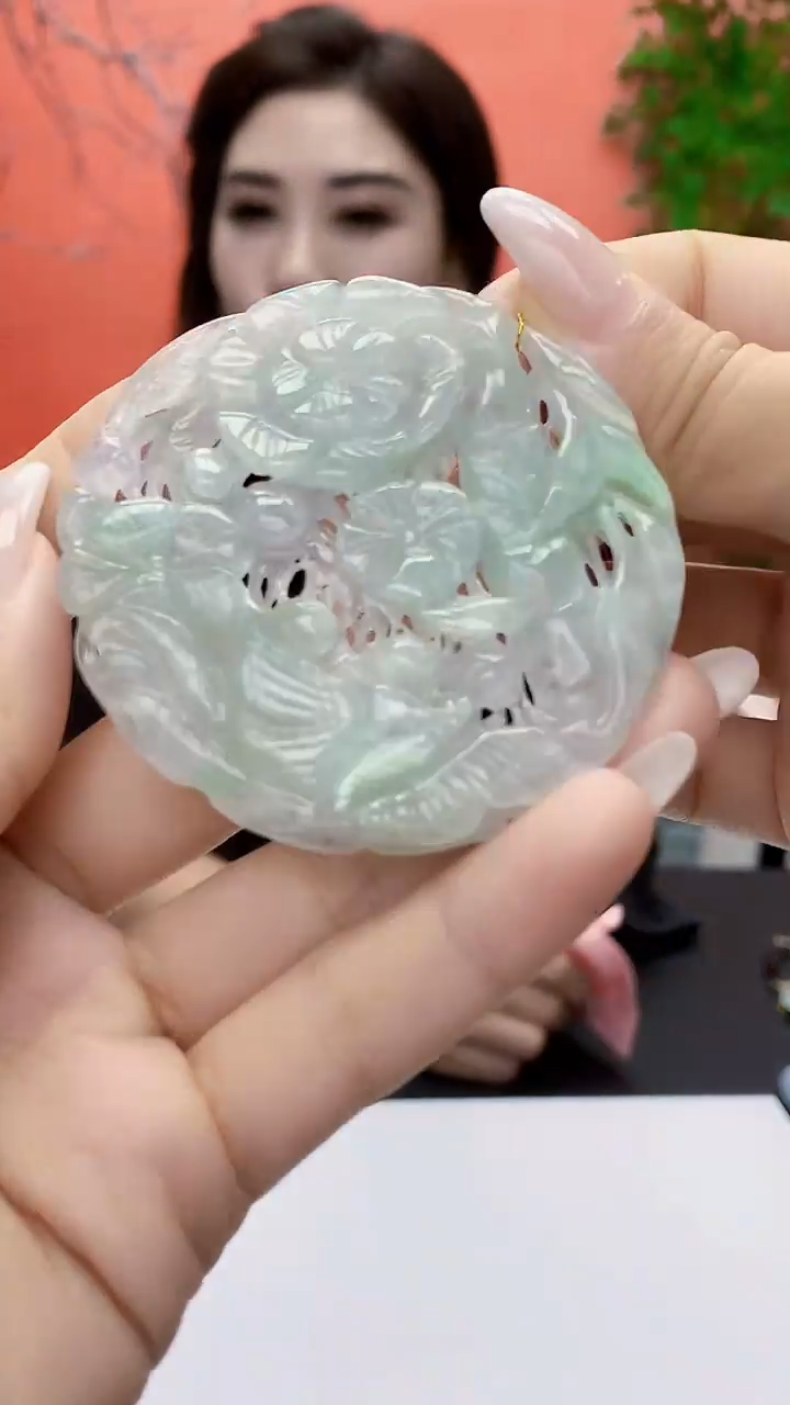 未镶嵌定制翡翠4829ty-毛货挂件195