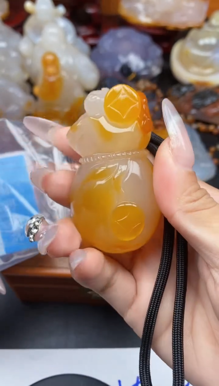 【闪购商品】玛瑙/玉髓颈饰未镶嵌ll