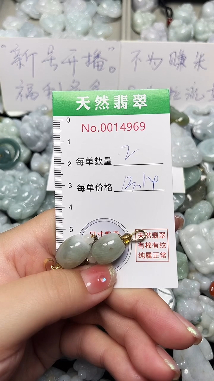 翡翠未镶嵌吊坠(不含链)4969