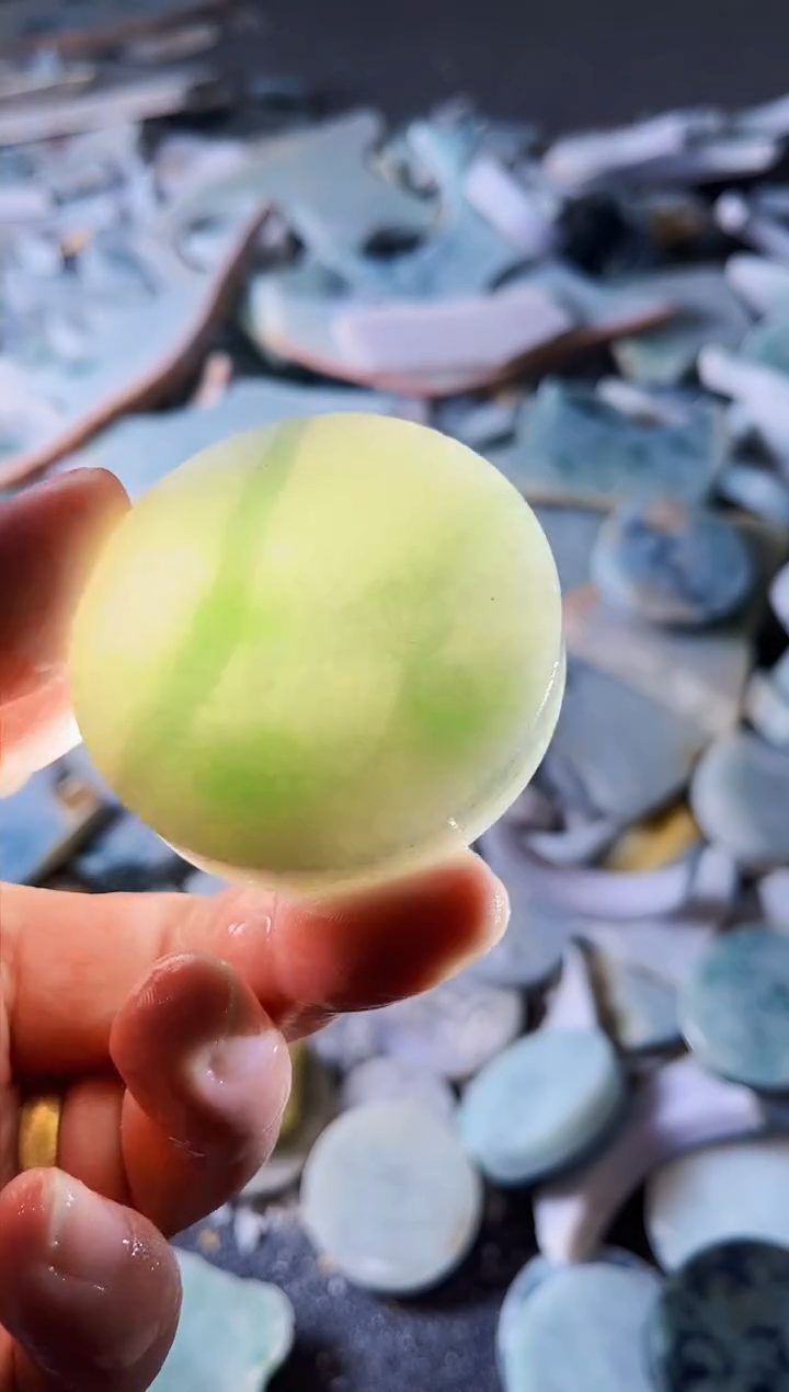 【闪购商品】翡翠耳饰未镶嵌翡翠A货郭壹443