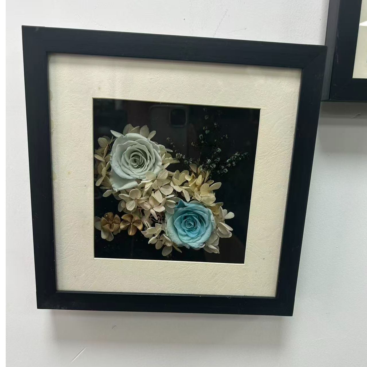 精致永生花相框壁挂永生花家居装饰治愈系花艺