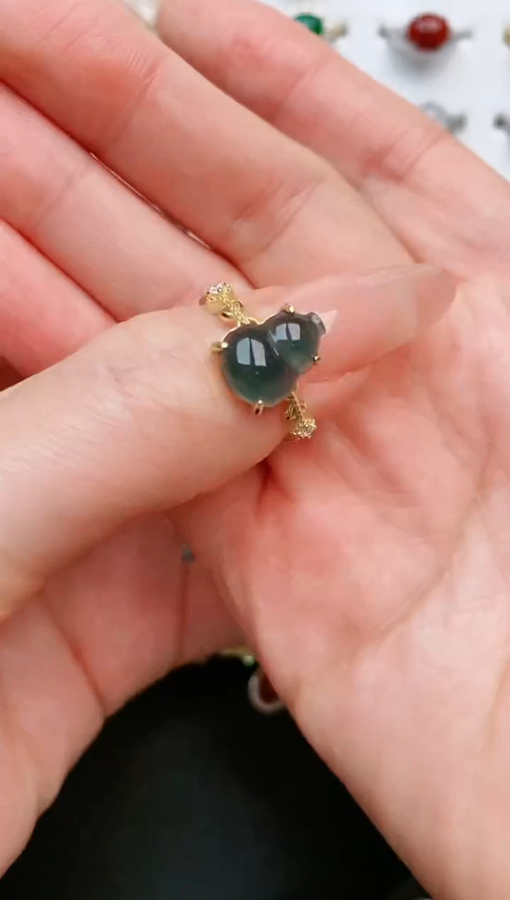 【闪购商品】翡翠戒指银S925镶嵌....