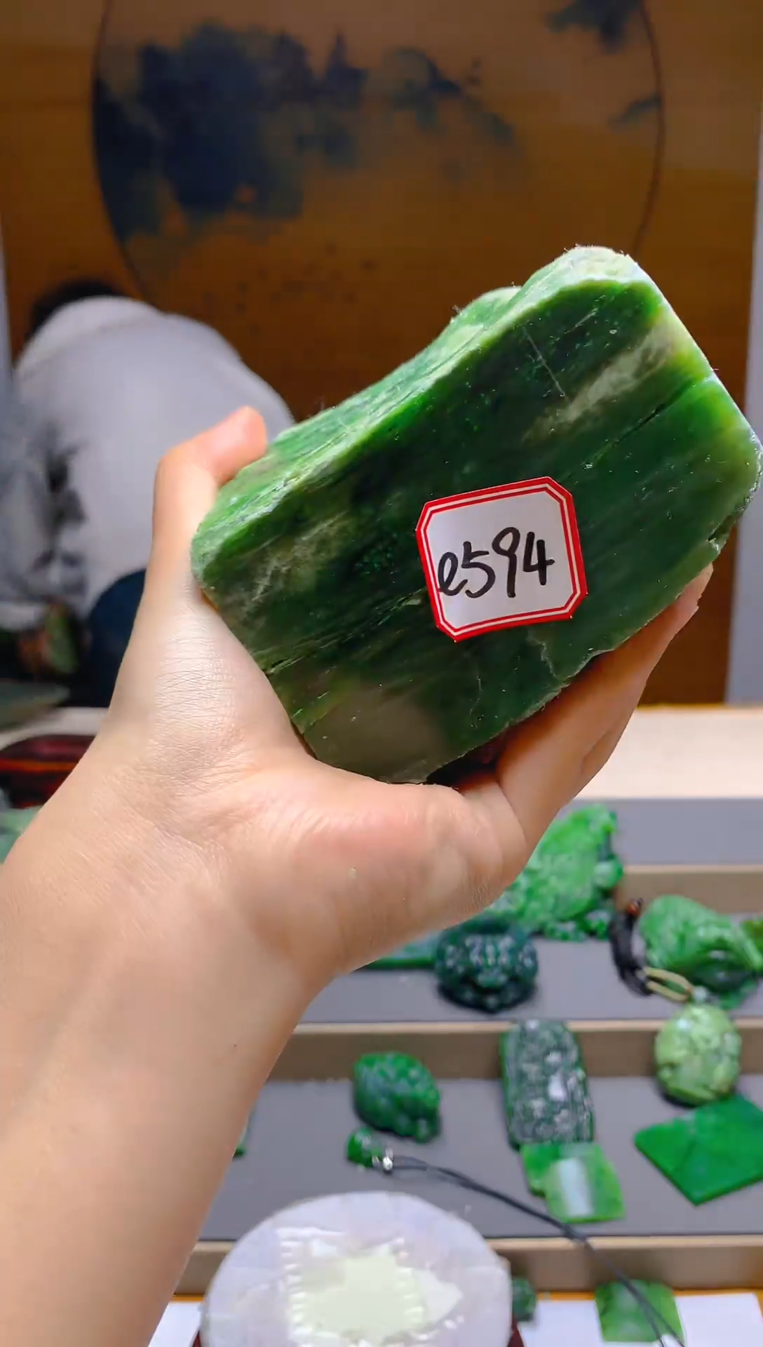 【闪购商品】和田玉（碧玉）珠宝半成品未镶嵌1