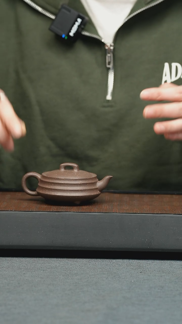 【闪购商品】紫砂茶壶五堂 临.道洪-三足竹根式