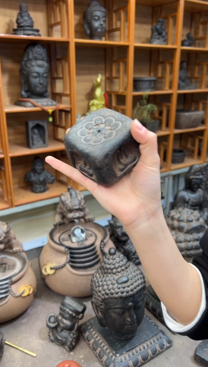 陶土【火山泥】四面佛香插