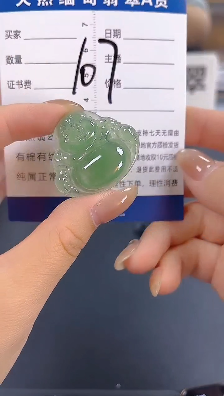 颈饰未镶嵌翡翠纯天然缅甸翡翠A货