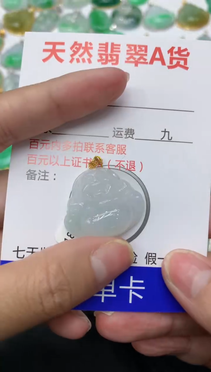 【闪购商品】翡翠颈饰18K金镶嵌111111111111