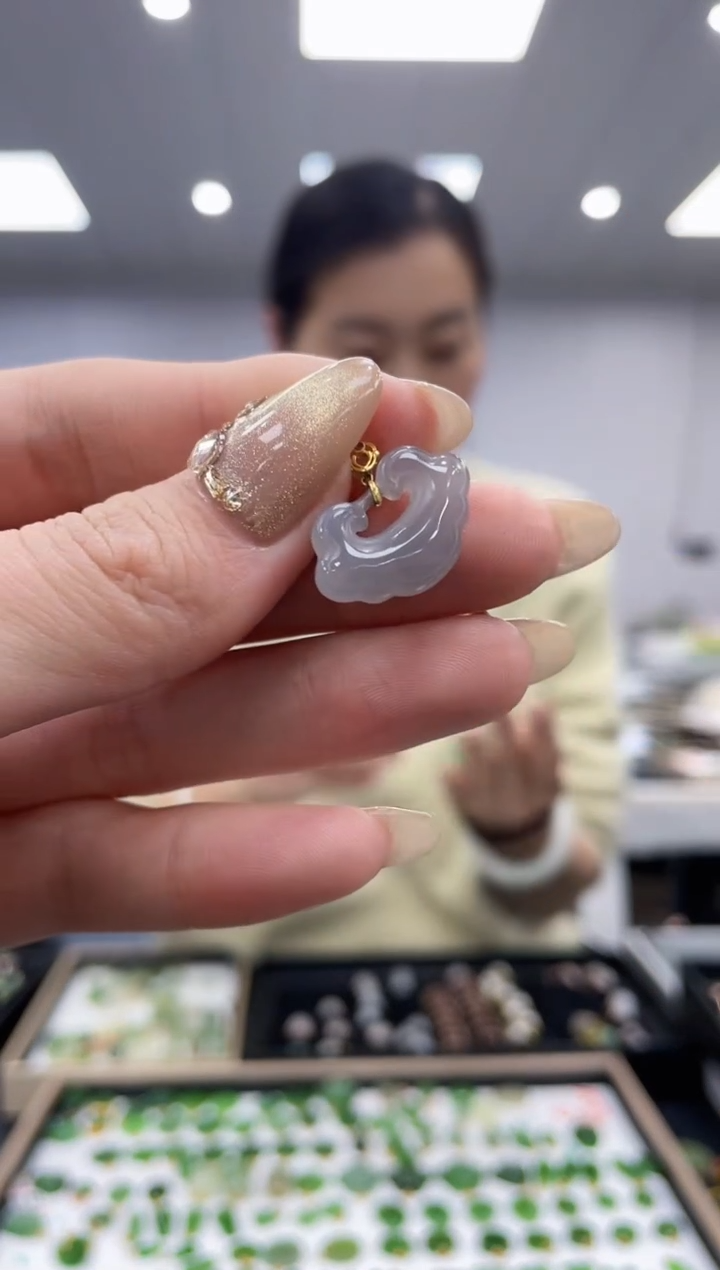 【闪购商品】和田玉吊坠18K金镶嵌多样性拍一发一073