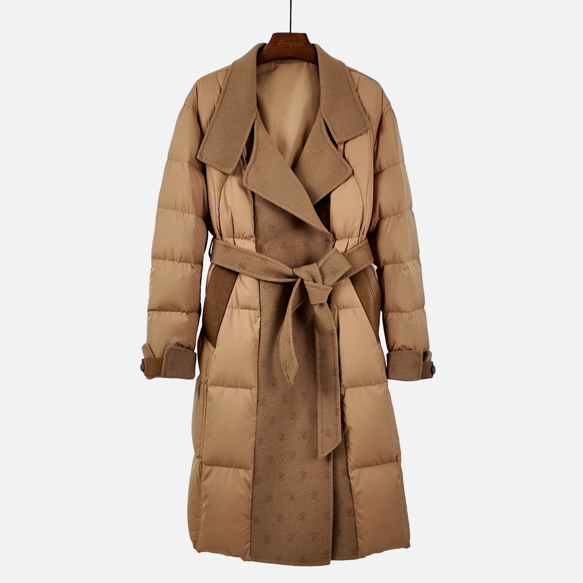 【麦麦专属】中长款时尚保暖鹅绒服  ZY607