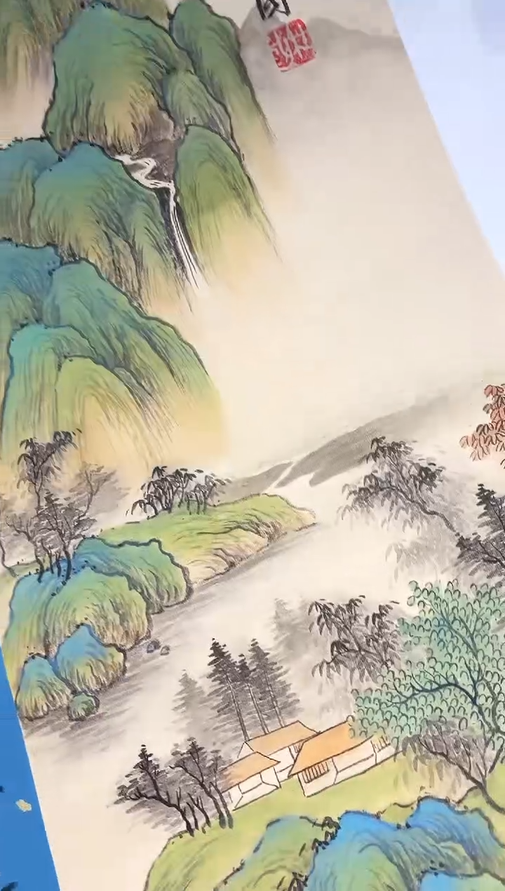 【闪购商品】国画孙桂国老师字画，带亲笔合影证书30-38