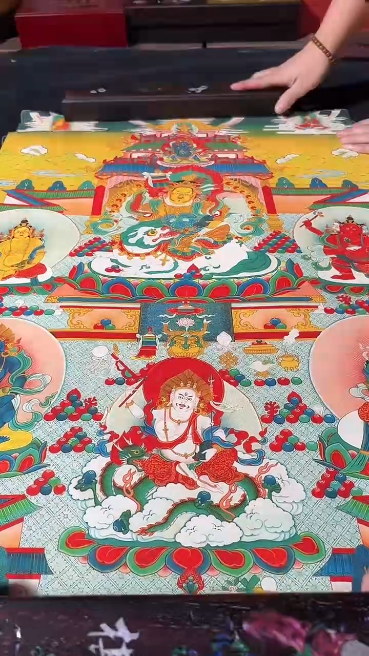 卷轴画藏式珍藏彩绘艺术馆59
