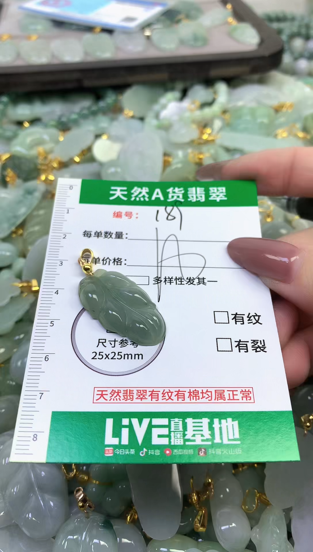 颈饰未镶嵌翡翠纯天然缅甸A货翡翠