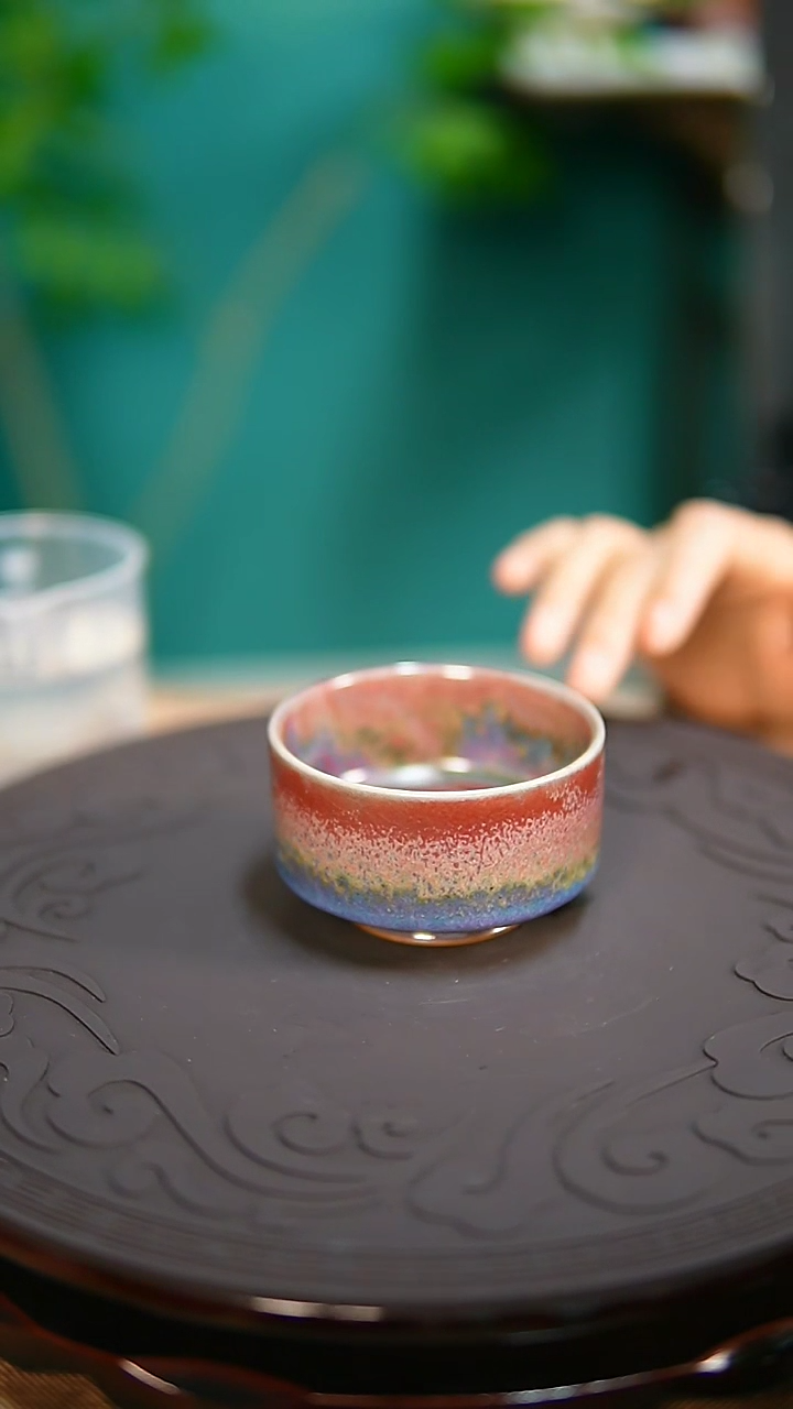 【闪购商品】杯钧尚源原矿钧瓷绿霞主人杯