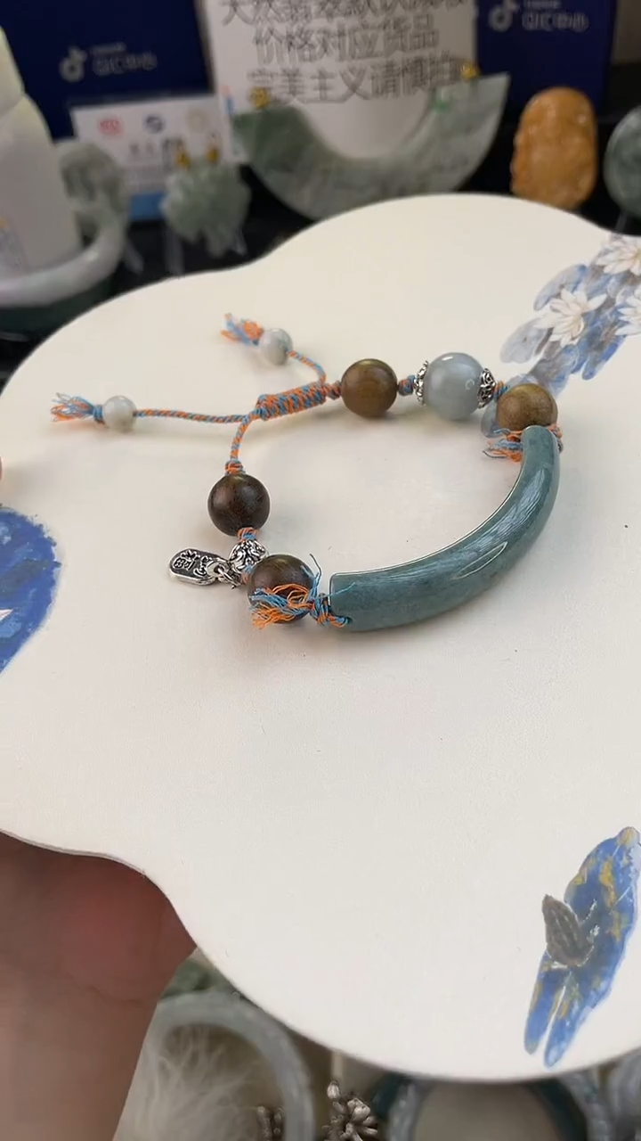 未镶嵌手链翡翠手工定制默认微瑕主播介绍为准