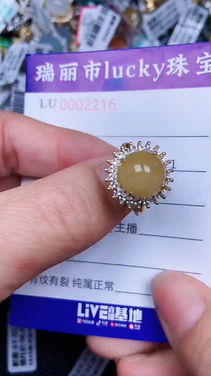 颈饰银S925镶嵌翡翠2216