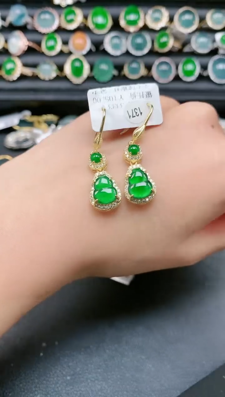 【闪购商品】翡翠戒指银S925镶嵌11111