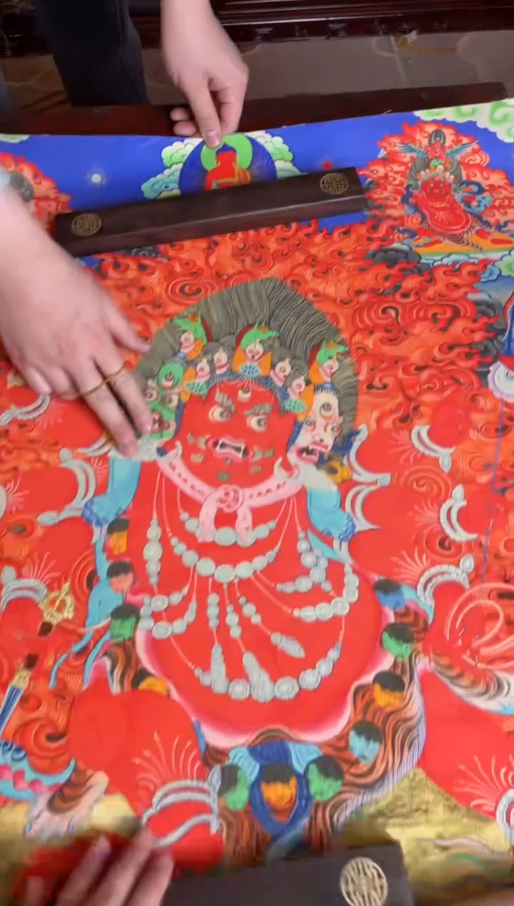 卷轴画手绘唐卡073