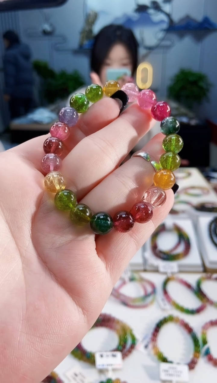 【闪购商品】碧玺手链未镶嵌G2429单圈颜色微差发1