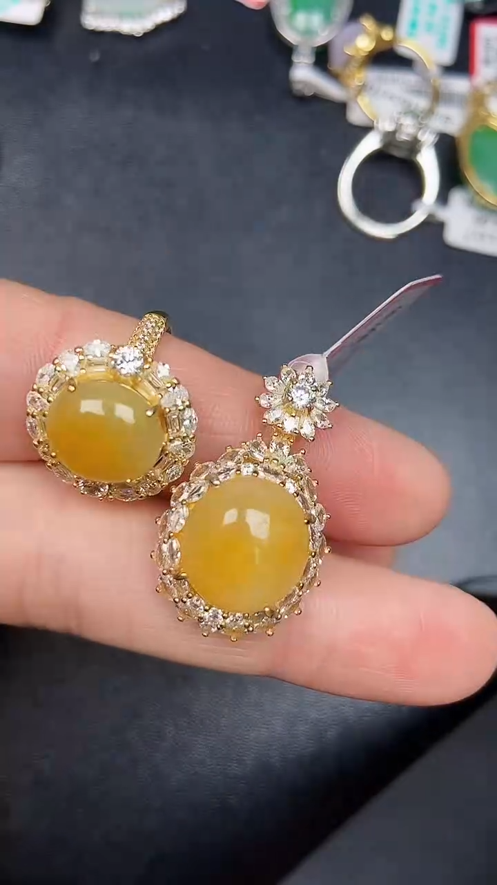 银S925镶嵌戒指翡翠2870