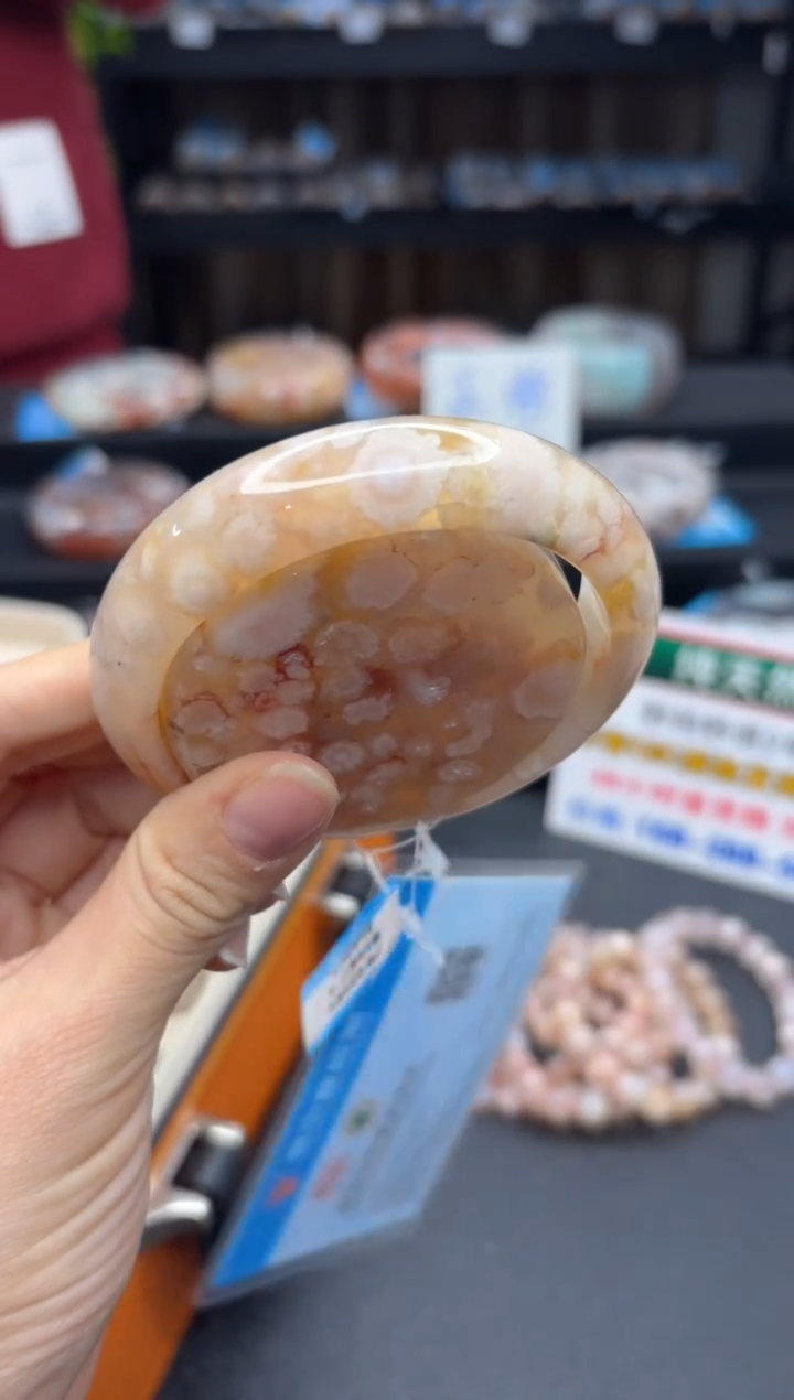 非金属布艺手镯 琦丽雅樱花手镯59圈口179