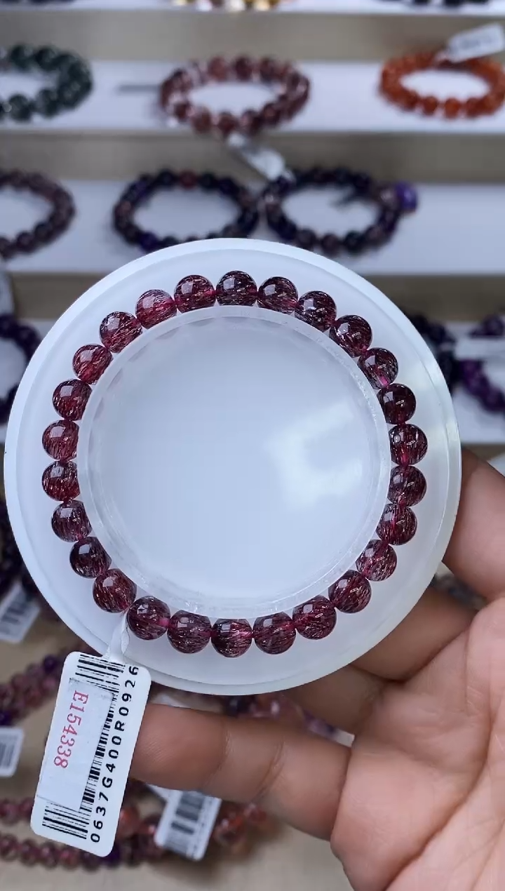【闪购商品】水晶手链未镶嵌红超七7m+