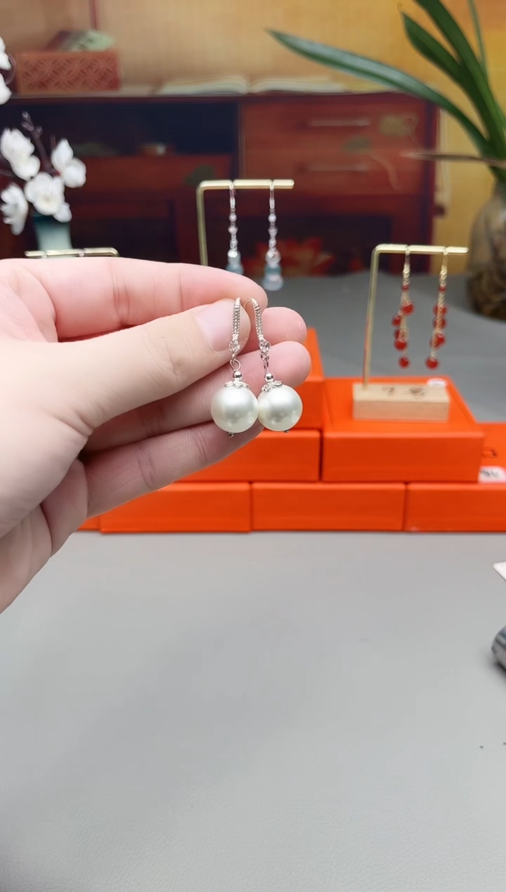 耳饰拼合珍珠（马贝珠）未镶嵌239