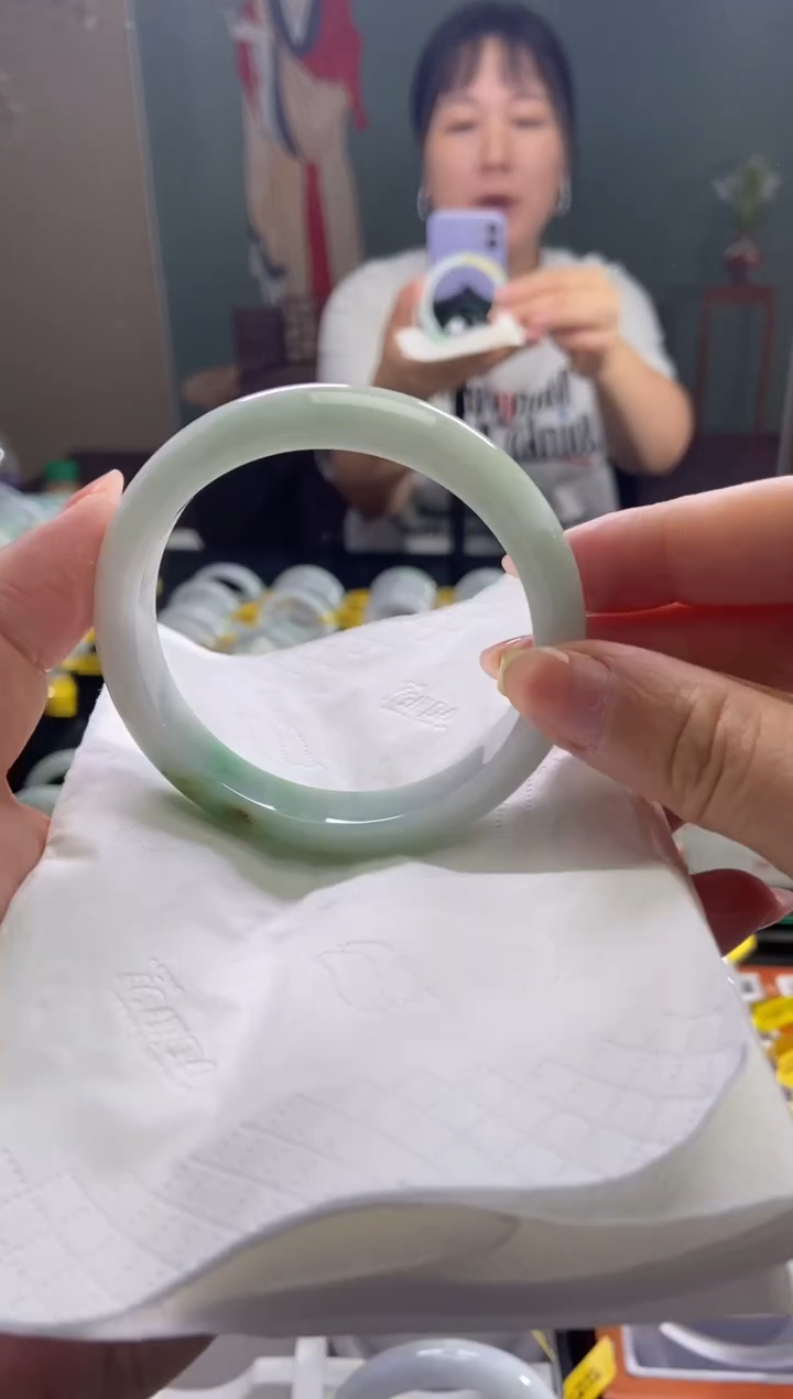 未镶嵌手镯翡翠5960圈口d