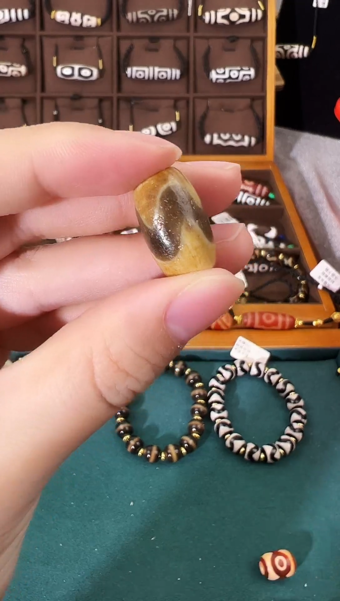 玛瑙/玉髓（覆膜）颈饰合金47（微瑕随机发货）