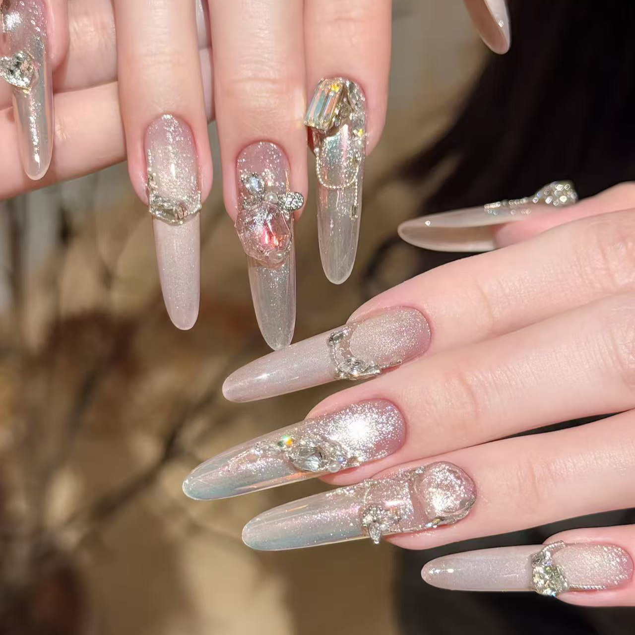 拍一号链接对于数字是金额 美甲钻按照直播对应数字编码拍