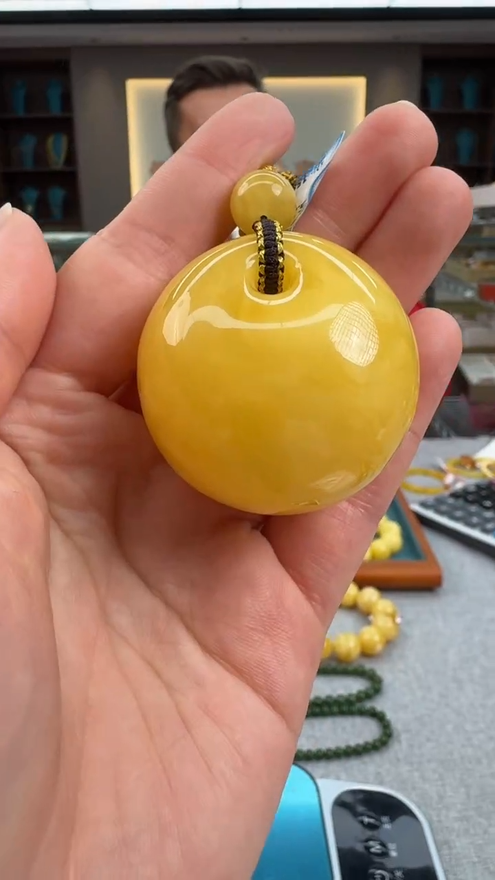 【闪购商品】琥珀颈饰未镶嵌秒拍号086